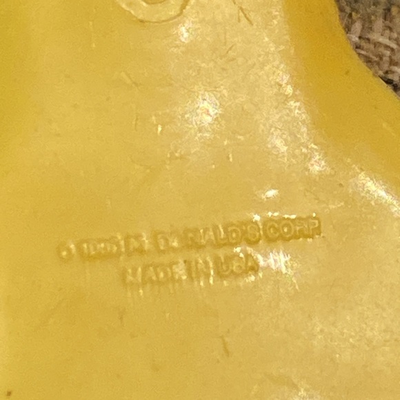 1980 McDonalds Yellow Ronald & Grimace Forks (2) - Picture 4 of 7